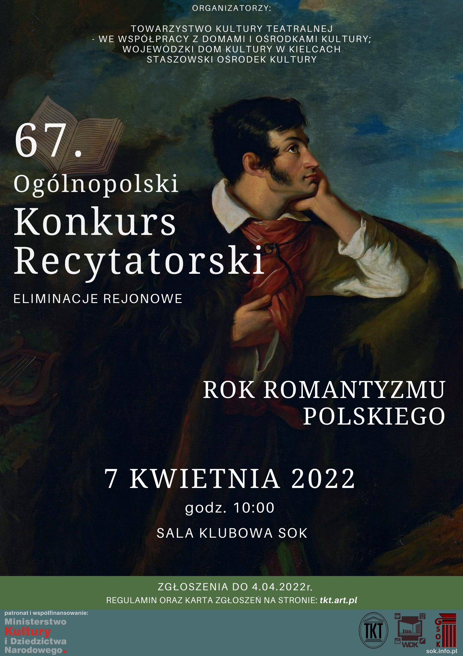 Konkurs recytatorski Wracajmy do romantyków